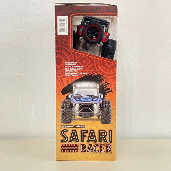 NEW! Power Craze Safari Racer RC Fast Car in Metallic RED SPEEDS OVER 20 MPH - Picture 3 of 5